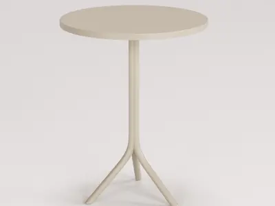 Street table 01 Low-poly 3D model