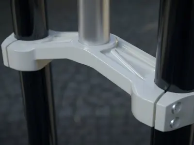 MTB Downhill Fork Suspension 3D model