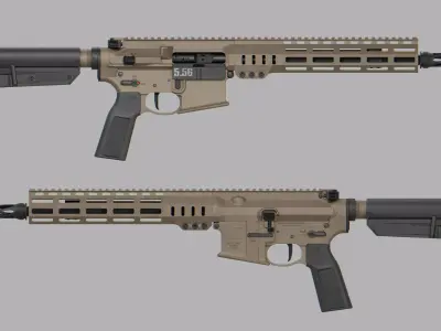 SOLGW Mk1 CAR Low-poly 3D model