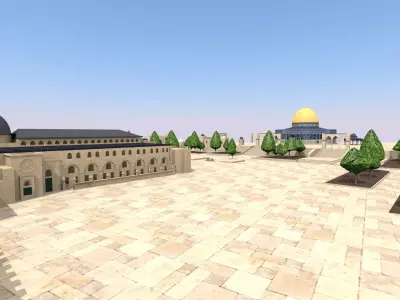Al-Aqsa Mosque 3D model
