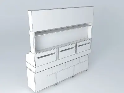 Kit136 Desk Drawer Bread Box by Alex Marques Free 3D model