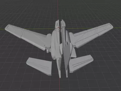 AJ-01 Advanced Jet Trainer Light Attack Aircraft 3D print model