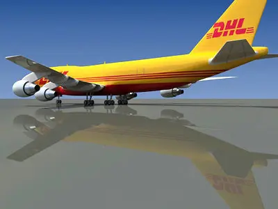 Boeing DHL 3D model