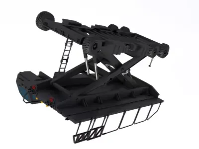 Defense Aircraft Loader 3D model