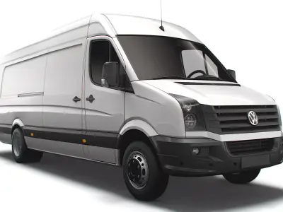 Volkswagen Crafter Van L4H2 2016 3D model