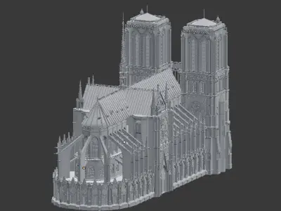 Notre dame 3D model