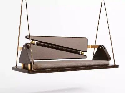 Modern Designer Hanging Swing 3D model