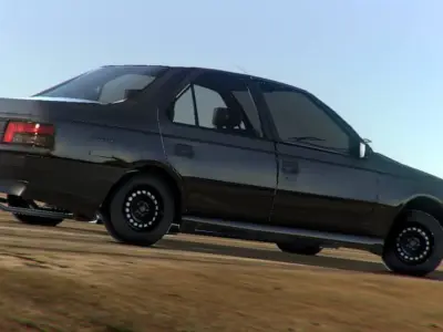 A Car For Real-Time Apps and Video Games Free low-poly 3D model