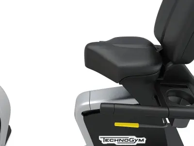 Technogym - Exercise Bike Artis Recline 3D model