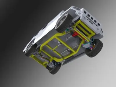 Jeep car Free 3D model