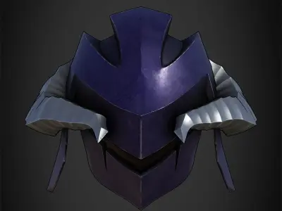 Overlord Albedo Helmet for Cosplay 3D print model