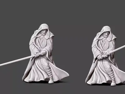 Light adept - 35mm scale 3D print model purchase