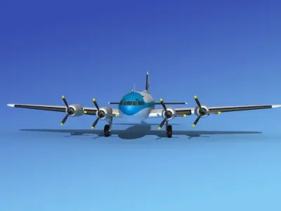 Boeing 307 Stratoliner IA 3D model