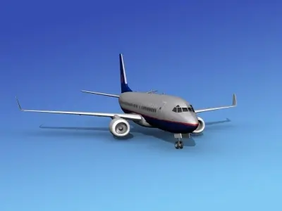Boeing 737-700ER United Airlines 3D model