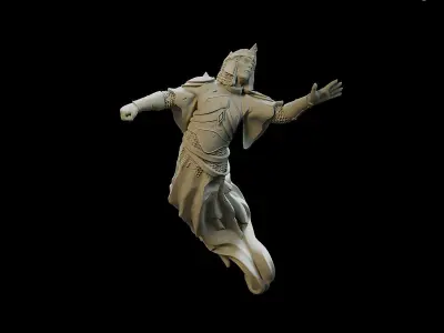 shadow pose 3D print model