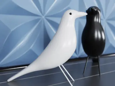 Figurine Eames House Bird 3D model