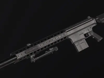 MAR-10 Low-poly 3D model