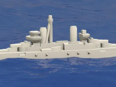 Dreadnought Minas Gerais 3D print model