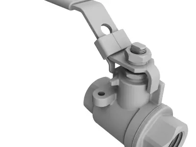 valve Low-poly 3D model