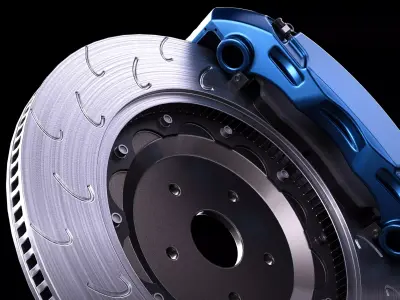 Endless Mono 4R Brake Kit Low-poly 3D model