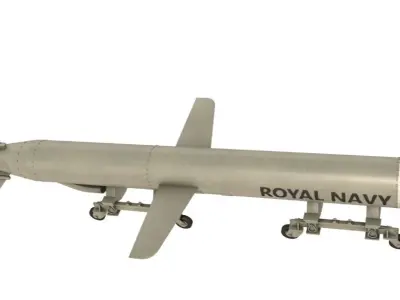 Royal Navy Missile 3D model