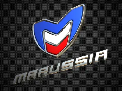 marussia logo 3D model