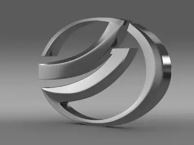Zaz Logo 3D model
