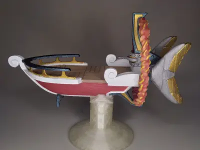 Sky Boat Miniature 3D print model