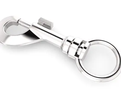 Big Key Chain Clasp 3D model