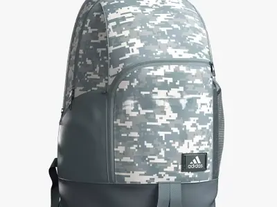 Sport Backpack  Low-poly 3D model