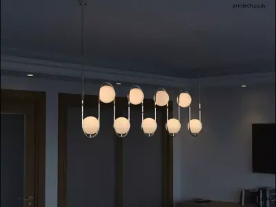 PRODUCT 5 modern dining room lighting Free 3D model