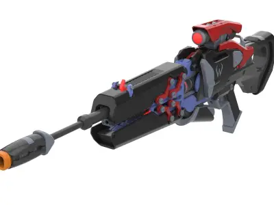 Widowmaker Noire Skin - Overwatch - Commercial - STL 3D print model