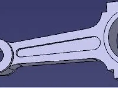 Four Wheeler Connecting Rod 3D model