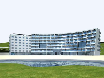 Hotel Building Collection 66 items Vol2 3D model