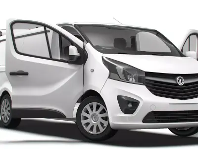 Vauxhall Vivaro Van L2H1 Tailgate HQInterior 2019 3D model