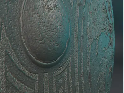 Dragon Shield 3D Model 3D model