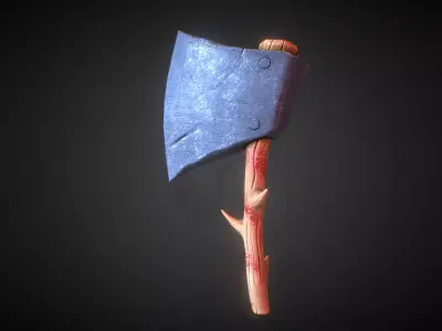 Stylized Ax Pbr Low-poly 3D model