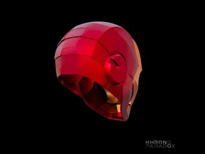 Mk 7 Helmet Low-poly 3D model