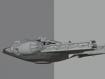 Star Wars Millennium Falcon 3D model