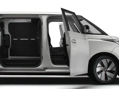 VW ID Buzz Cargo LWB GTX HQ Interior 2024 3D model