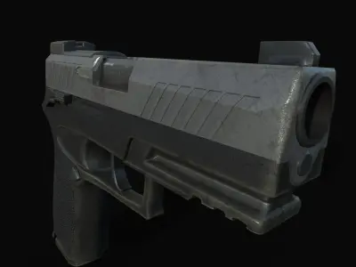 Pistol sig M18 Free low-poly 3D model