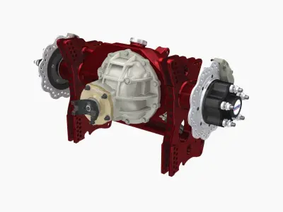 HCD Daddy Dave rear end Low-poly 3D model