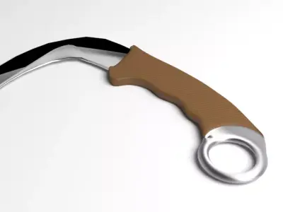 Karambit Knife 4 3D model