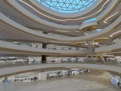 Shopping Mall 4 3D model