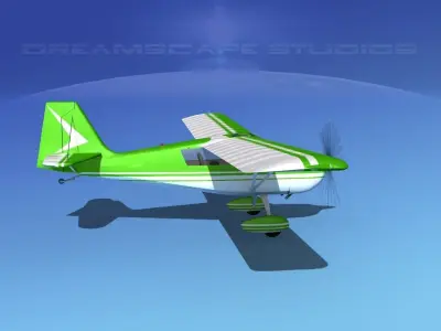 Bellanca Citabria 7KC V06 3D model
