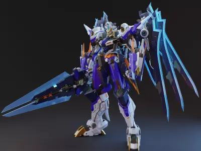 XC01 - Original Mecha Design 3D model