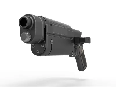 Bryar Pistol K-16 from the game Star Wars Battlefront 3D model