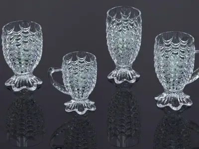 DECORE coffee cup with fish scales Free 3D print model