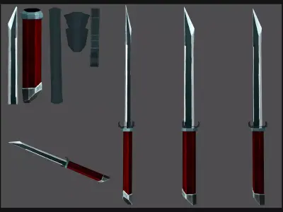 Reach of Shadows Low-poly 3D model