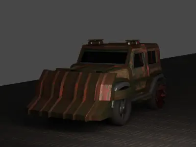 Thar Attack Mode Free low-poly 3D model